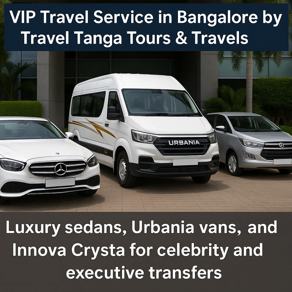 Luxury Car Hire for Celebrity Travel VIP Travel Service in Bangalore