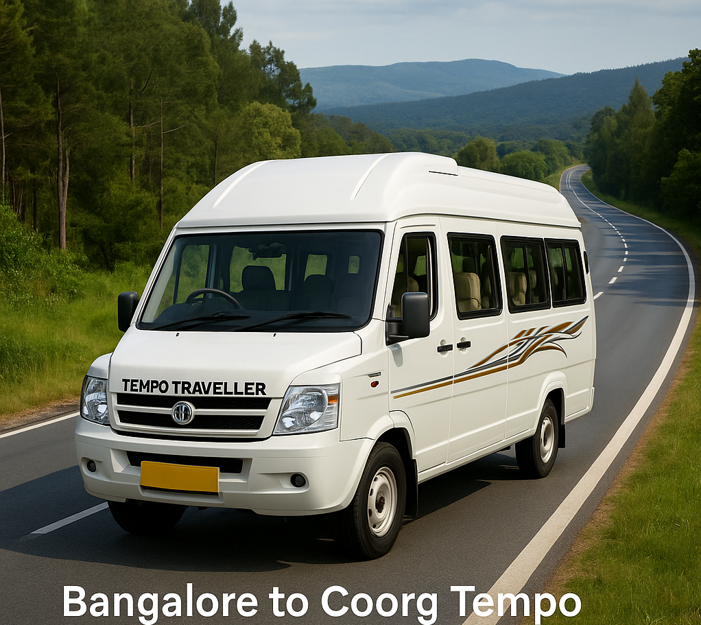 Tempo Traveller from Bangalore to Coorg on Scenic Highway
