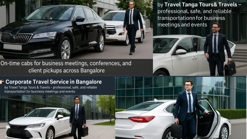 Business Meeting Cab Hire in Bangalore – executive sedans and Innovas by Travel Tanga Tours & Travels for meetings and airport transfers