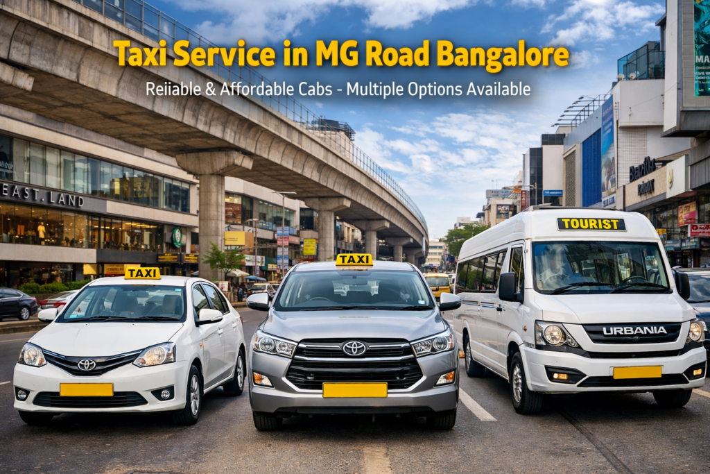 Taxi Service in MG Road