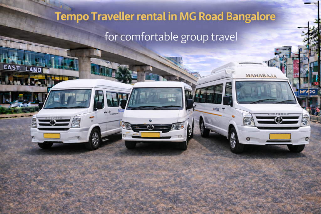 Tempo Traveller rental MG Road