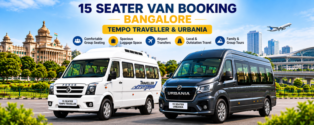 15 Seater Tempo Traveller in Bangalore
