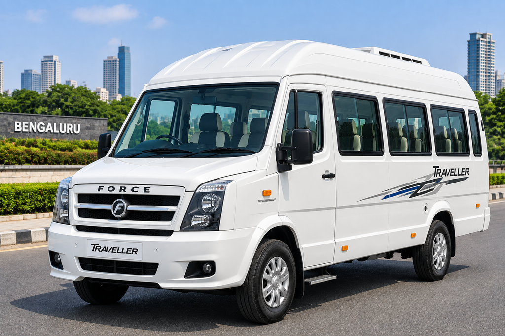 17 seater van booking Bangalore