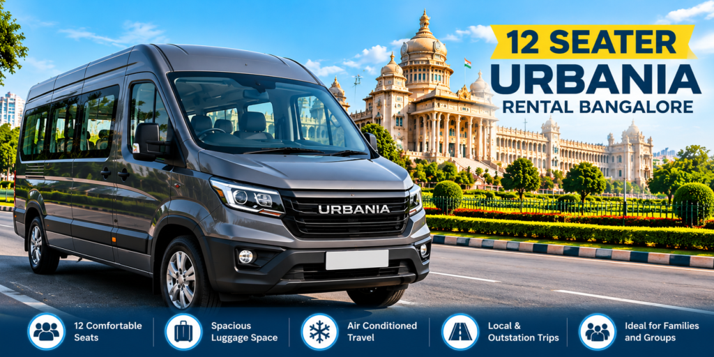 12 Seater Urbania rental Bangalore