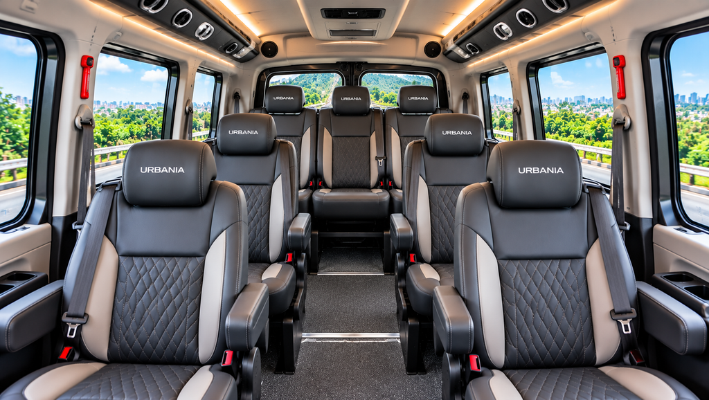 9 Seater Urbania interior Bangalore