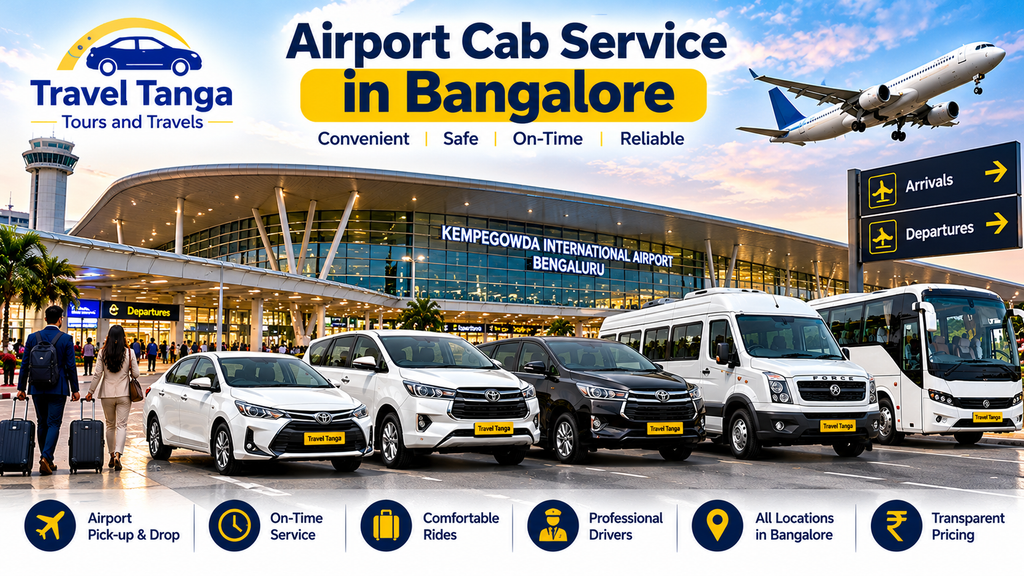 Airport cab service in Bangalore for convenient airport transfers