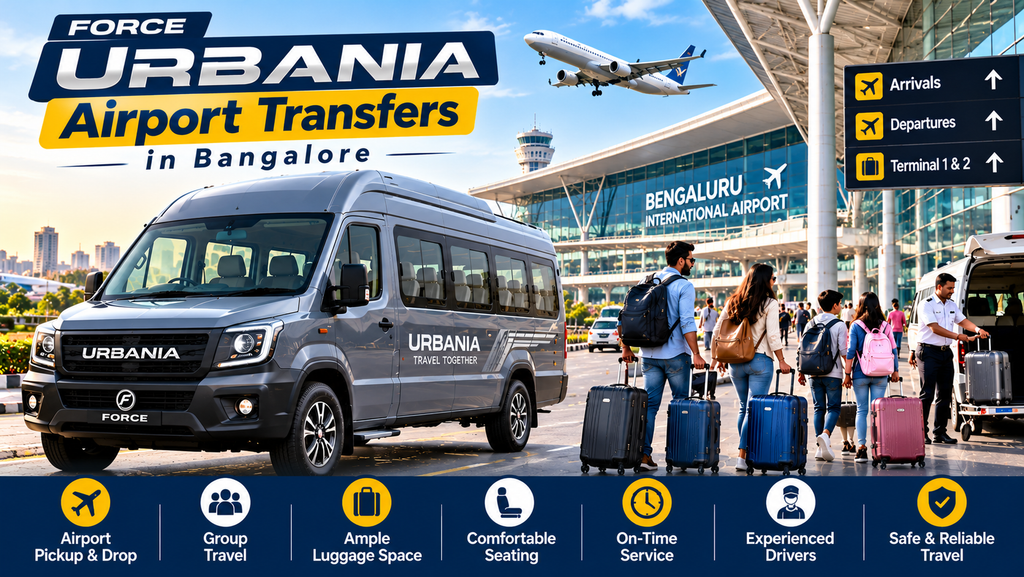 Force Urbania airport transfers in Bangalore