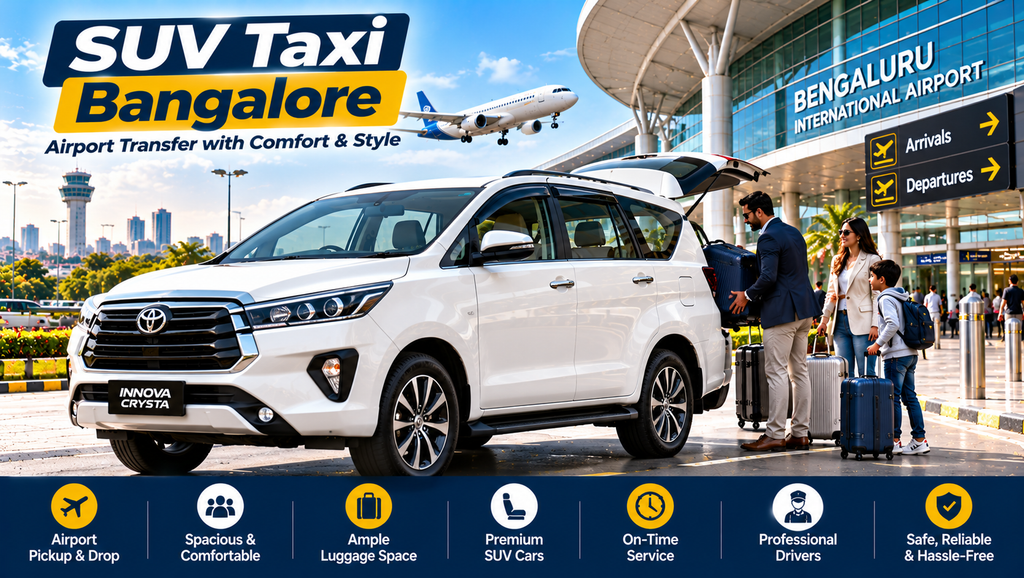 SUV airport transfer in Bangalore