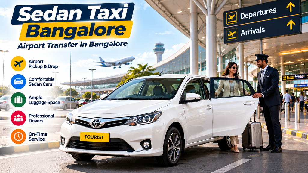 Sedan airport transfer in Bangalore