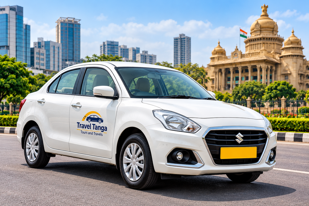 Sedan cab available for booking in Bangalore